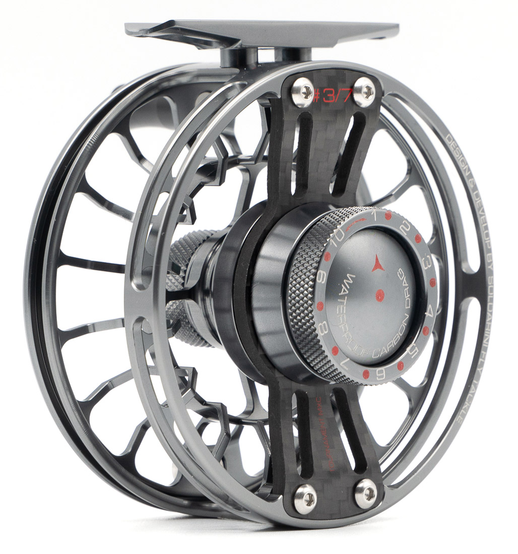 Soldarini Tournament MXC Carbon Fly Reel gunsmoke