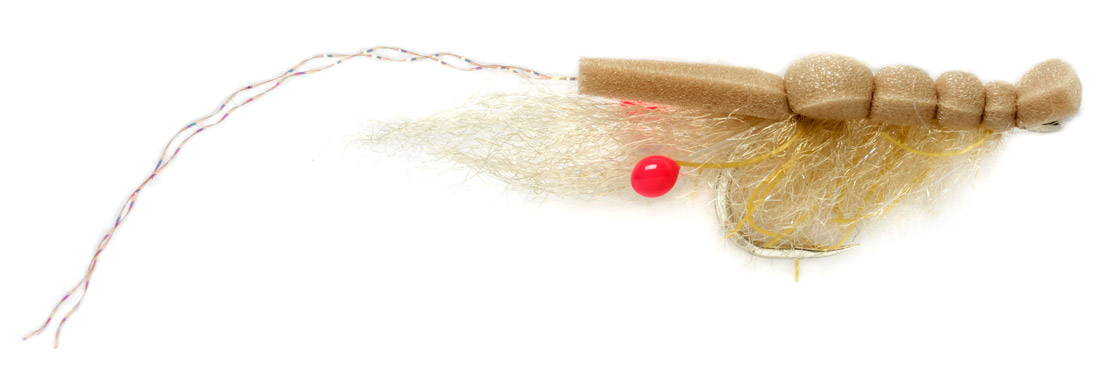 Fulling_Mill_Shrimp_Gurgler_tan Fulling Mill Saltwater Fly - Shrimp Gurgler tan