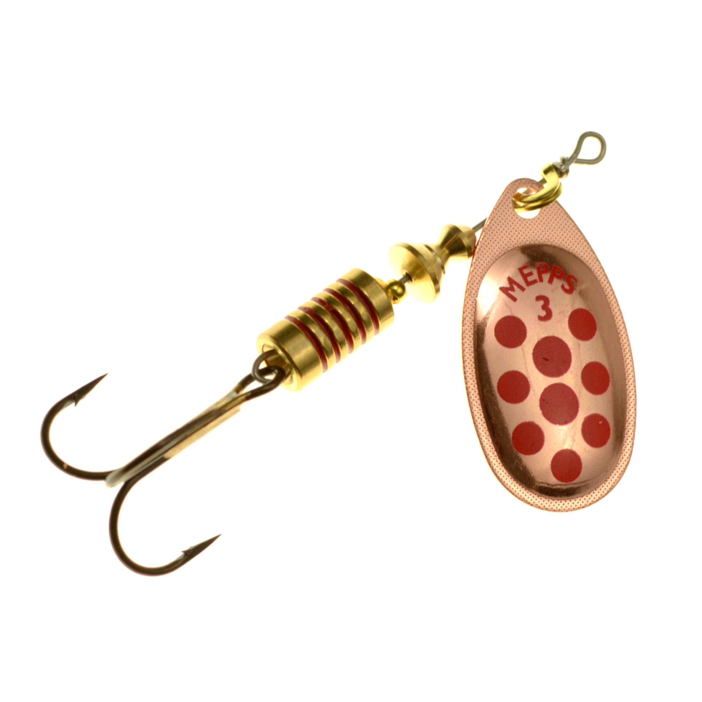 Mepps Aglia Spinner dotted copper/red