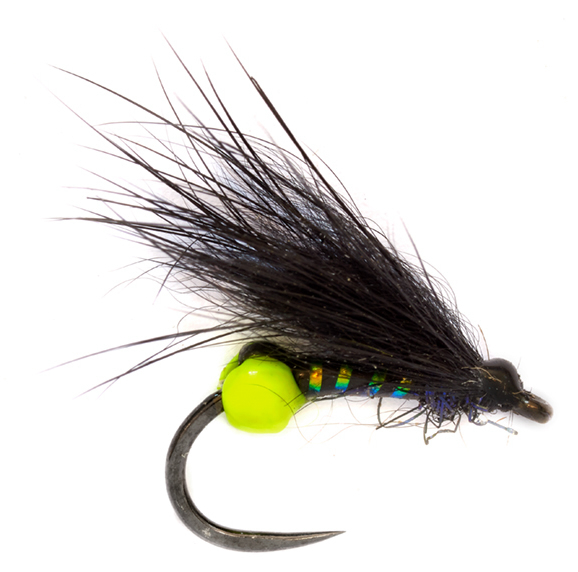 P-26900_Fulling_Mill_Crostons_Kick_Back_Cormorant_Buzzer_Chartreuse_Nymph_ Fulling Mill Crostons's Kick Back Cormorant Buzzer Charteuse Nymph Barbless