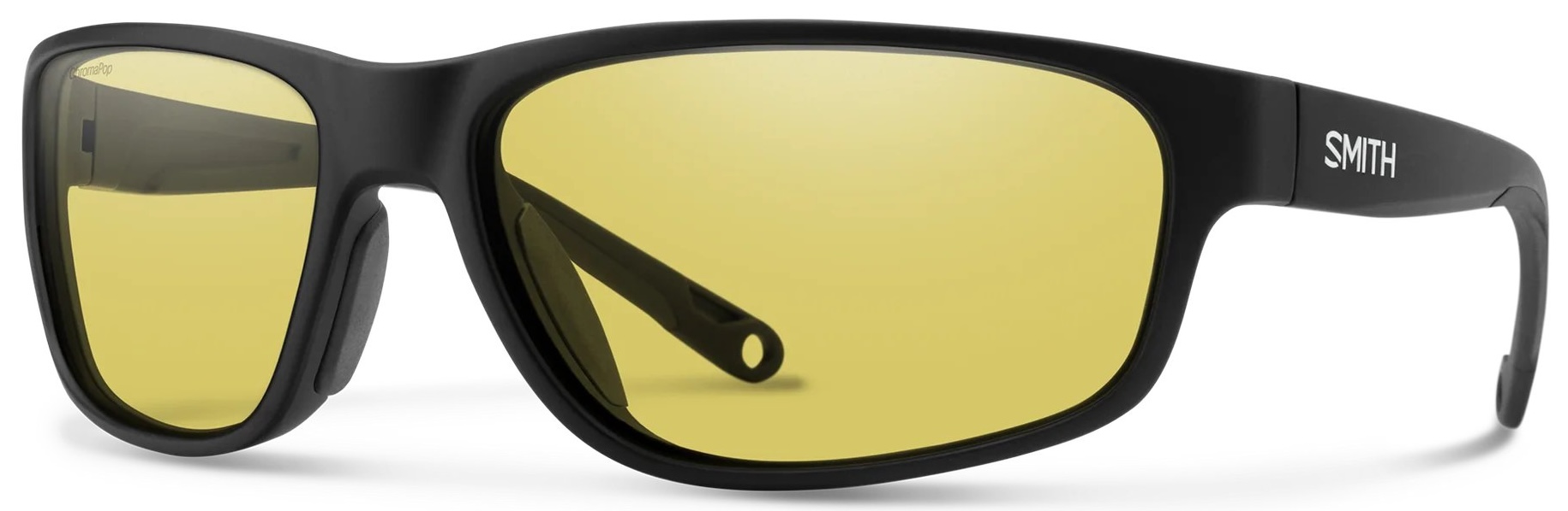 Smith Optics Polarised Glasses Redding 2 Matte Black ChromaPop Glass Polarized Low Light Yellow