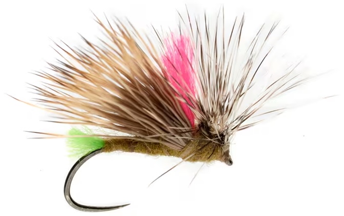 Fulling Mill Tactical Dry Flies Olsen's Front End Loader Caddis Tan Barbless