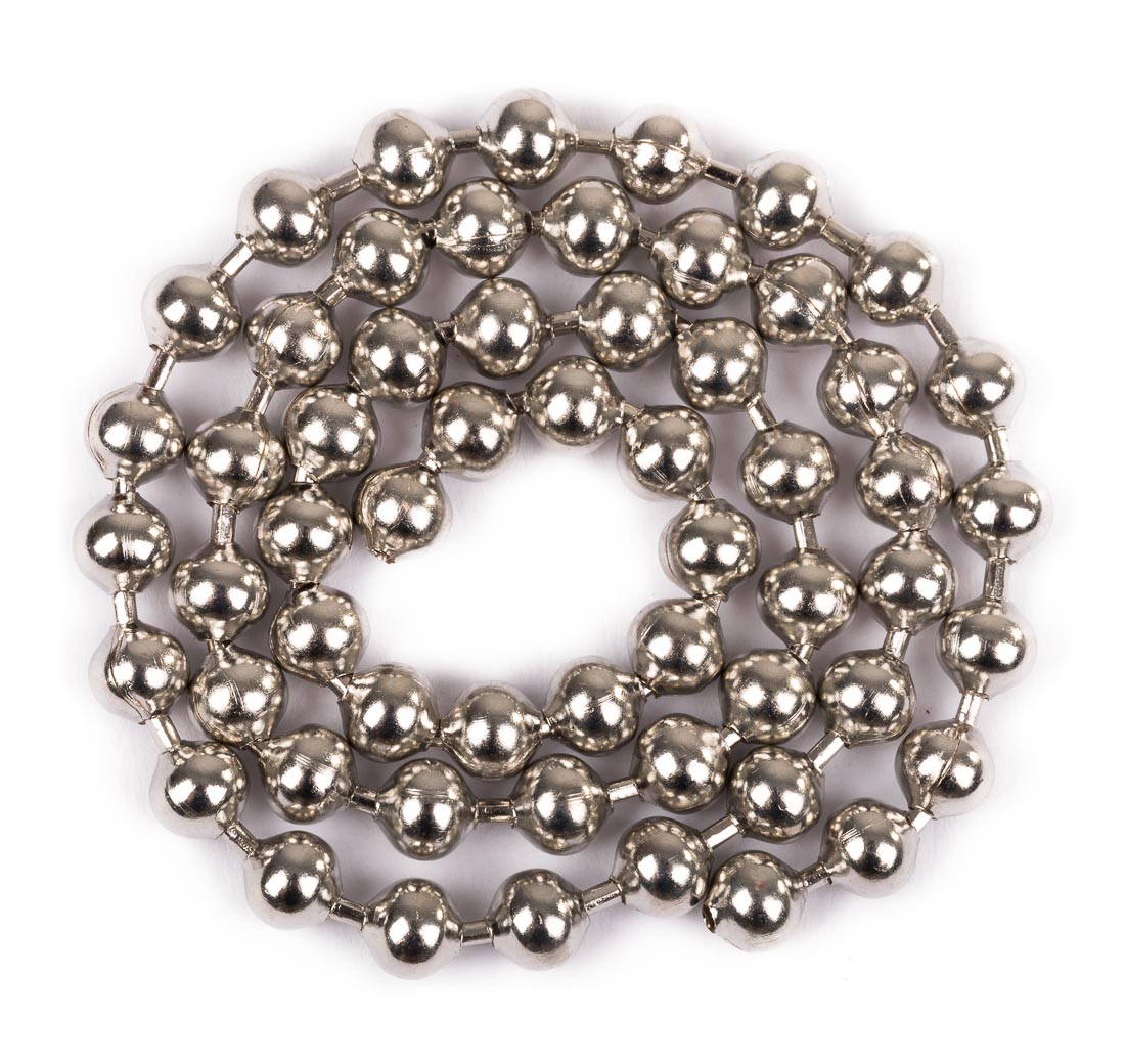 Hareline Stainless Steel Bead Chain Eyes 