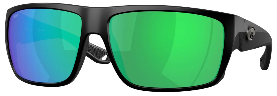 Costa Polarized Glasses Fly Line Matte Black (Green Mirror 580P)