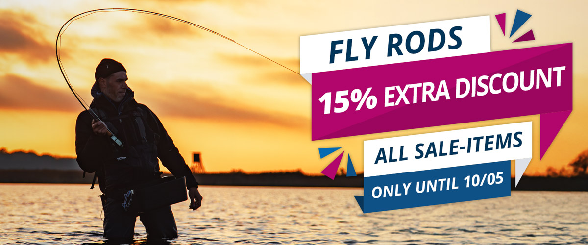 15% Extra off Fly Rods until 10/5