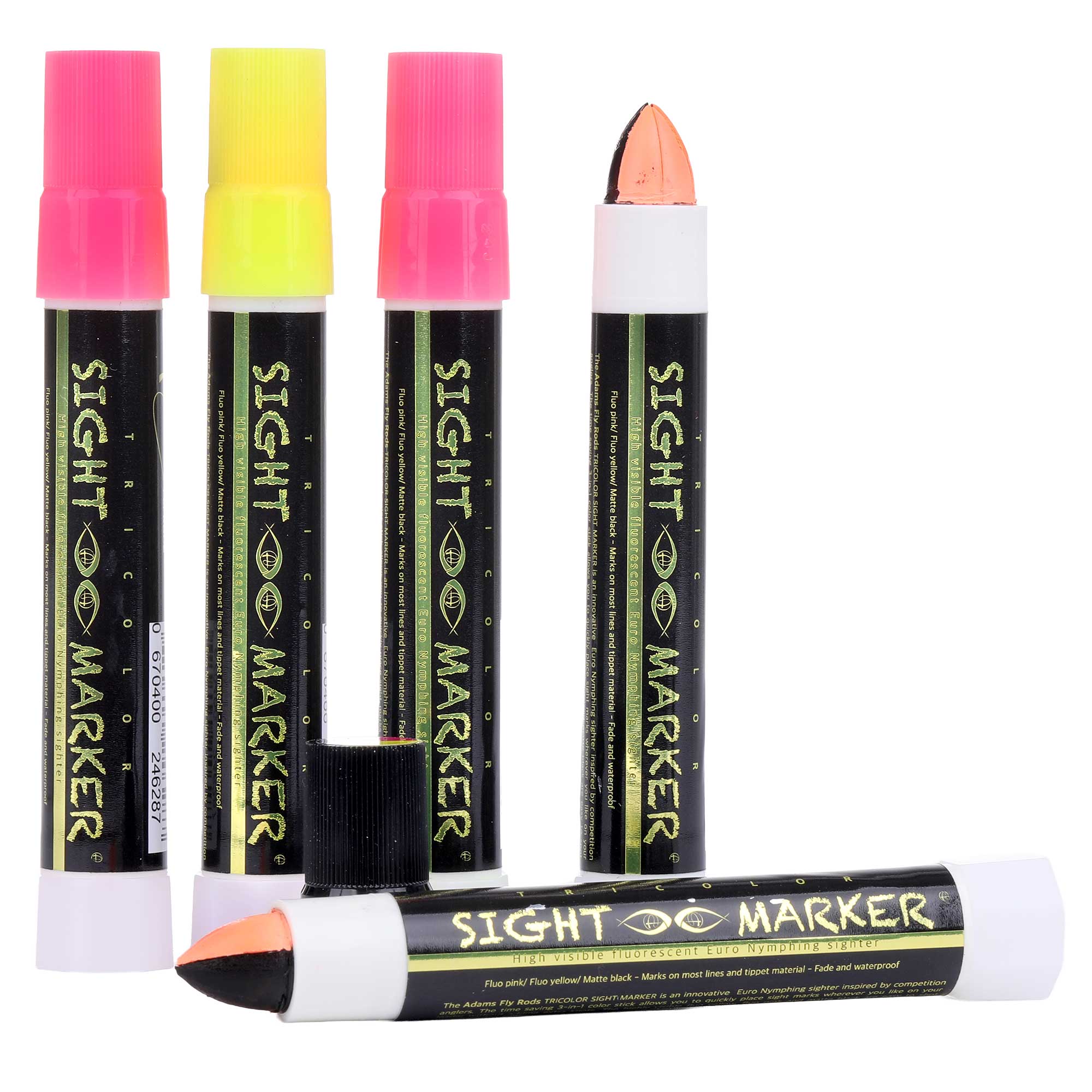 Adams Fly Rods Duocolour Sight Marker Sighter orange & black