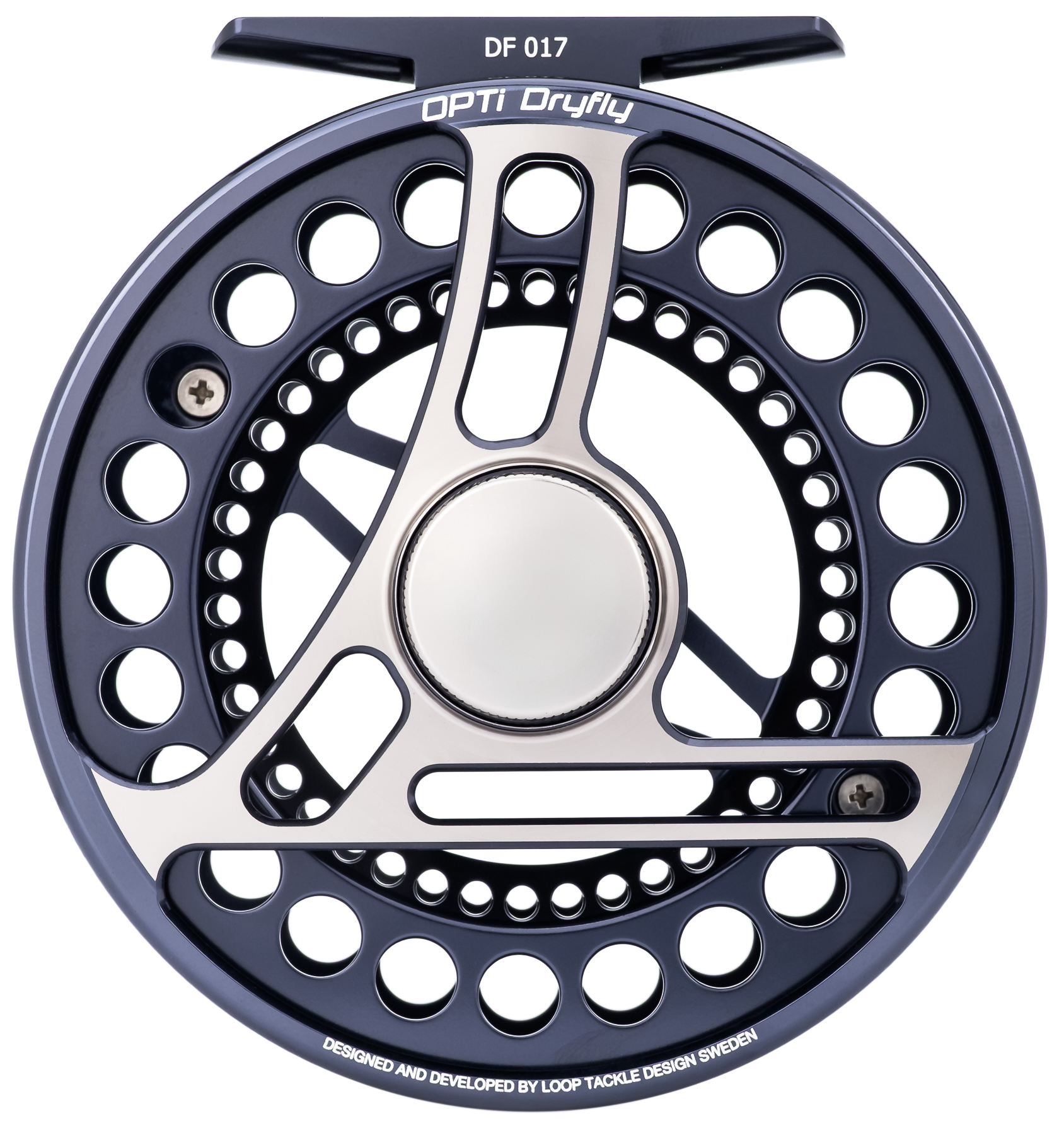 Loop Opti Dryfly fly reel Storm Blue