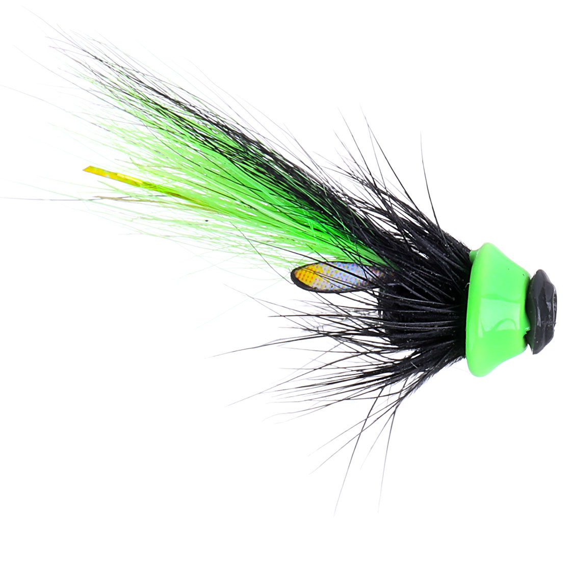 Frödin Flies Tube Fly Icelandic Nano Series - Black Green Helmet