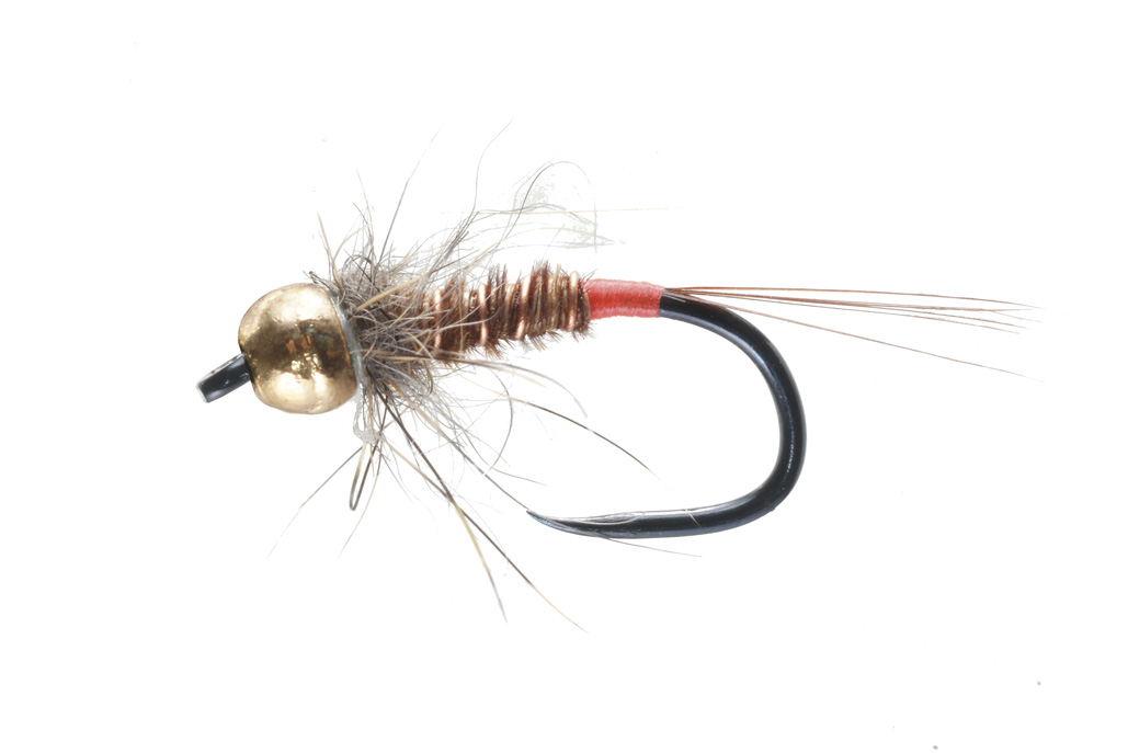 P-21315_Soldarini_PheasantTeil_RedTip Soldarini Tungsten Nymphe - Pheasant Tail Red Tip