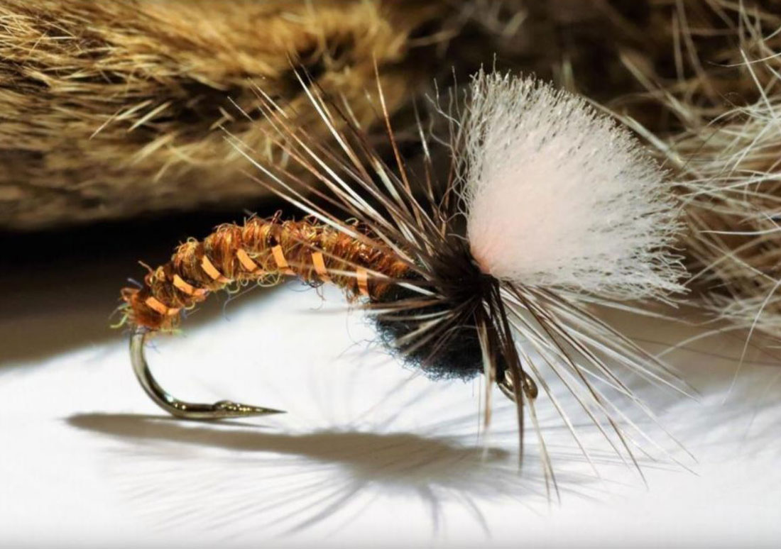 Semperfli_Egg-Yarn_Bindebeispiel_2 Beispiel Fliege