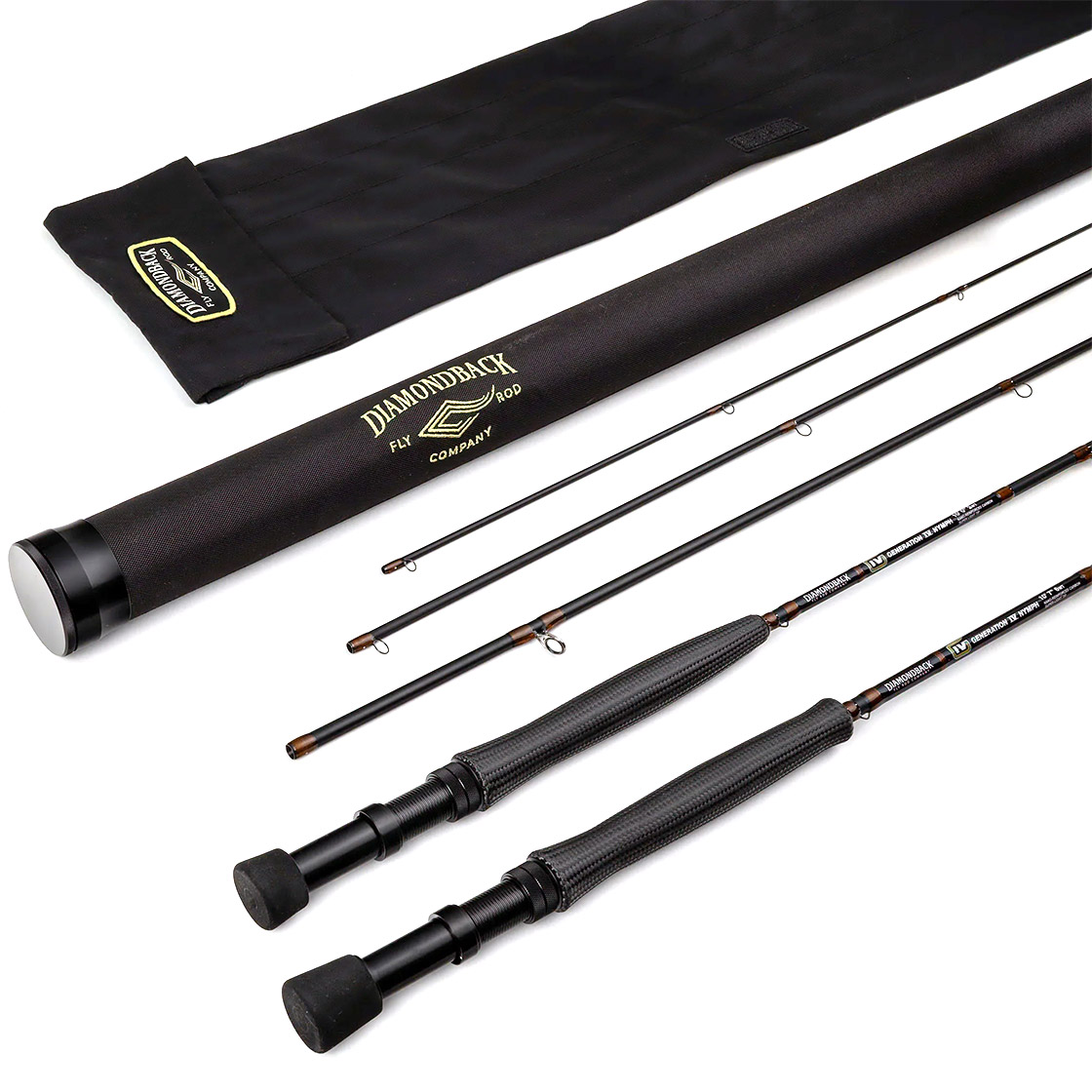 Diamondback Generation IV Euro Nymph Single Handed Fly Rod - Carbon
