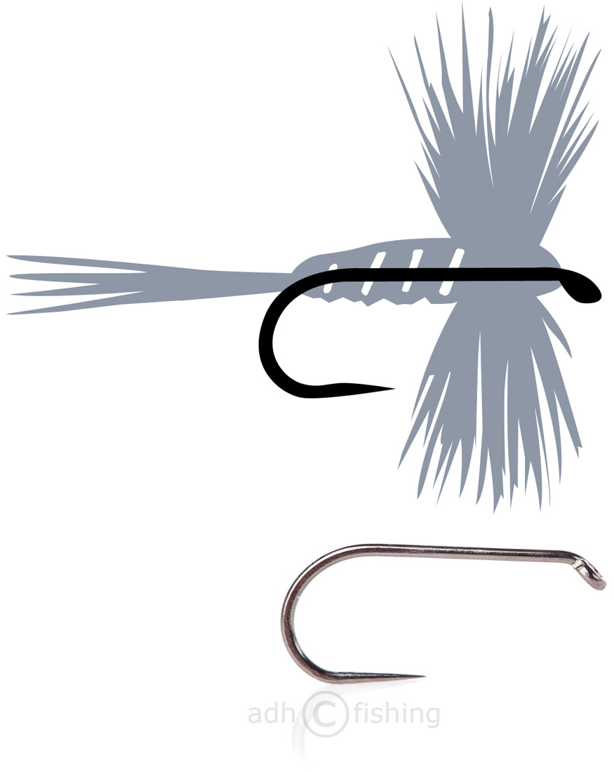 Tunca Expert Fly hook TE10 Dry Fly barbless