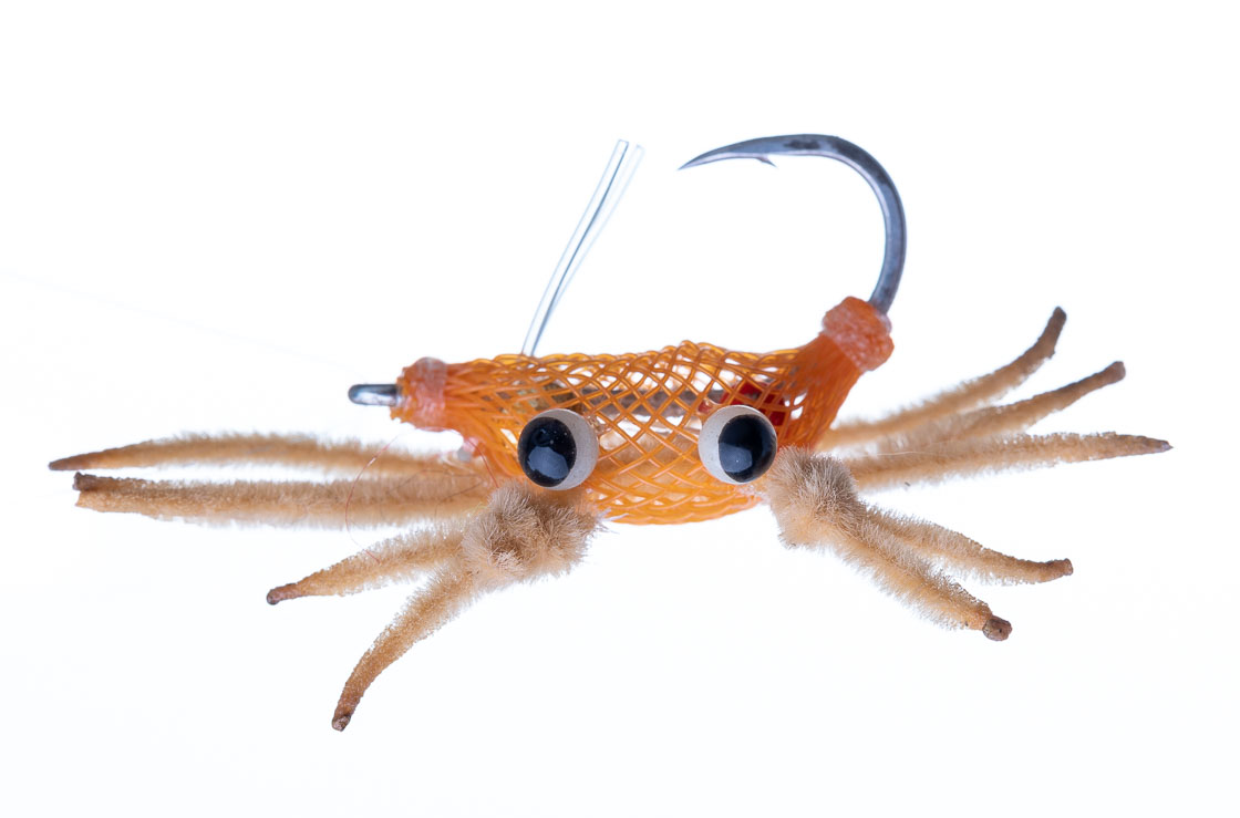 Fishient_H2O_Salzwasserfliege_Flexo_Crab_orange_1 Fishient H2O Saltwater Fly - Flexo Crab orange