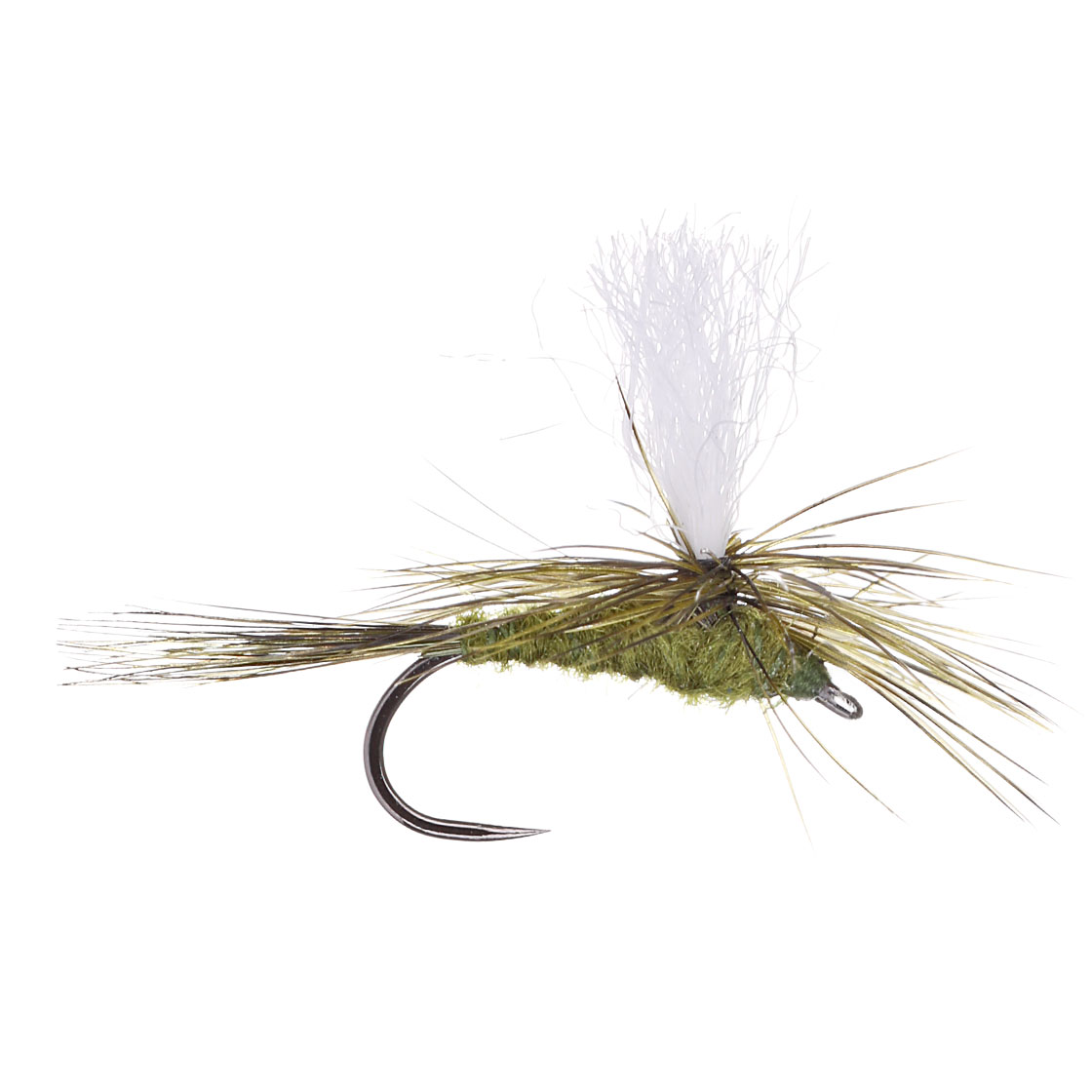P-26719_adh-fishing-Trockenfliege-Parachute-Olive-on-AHREX-by-Superflies adh-fishing Dry Fly Parachute Olive on AHREX by Superflies