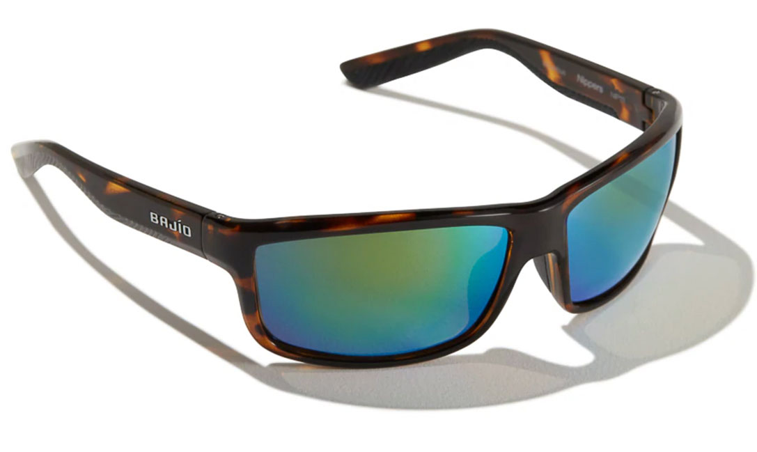 P-21831_Bajio_Polarisationsbrille_Nippers_Dark_Tort_Gloss_Green_Mirror_PC_1 Bajio Polarized Glasses Nippers - Dark Tort Gloss (Green Mirror PC)