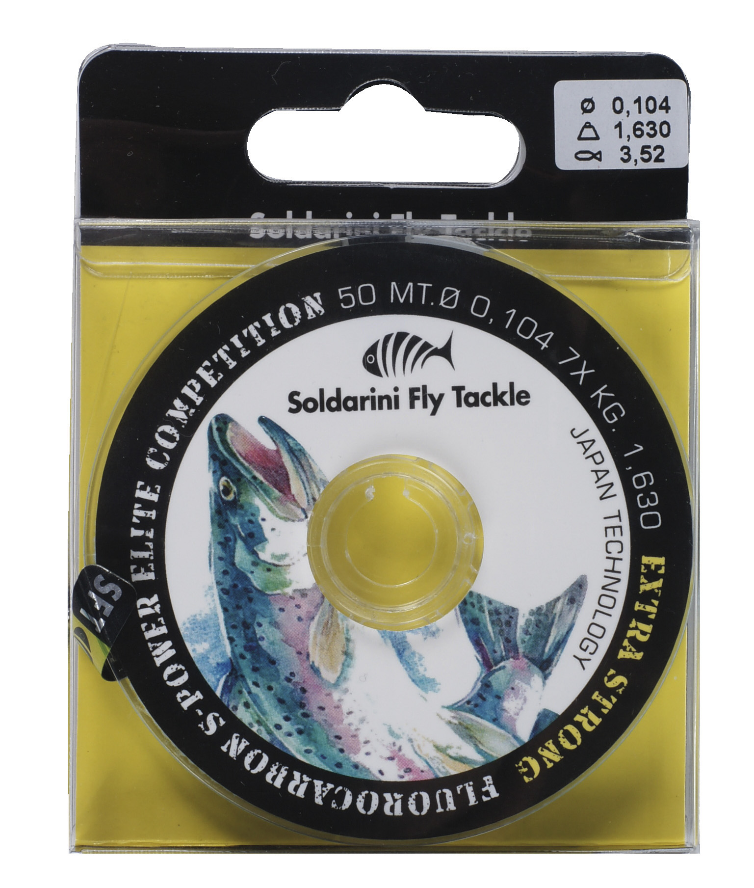 Fluorocarbon-Elite Soldarini Fly Tackle Fluorocarbon S-Power Elite Competition Tippet
