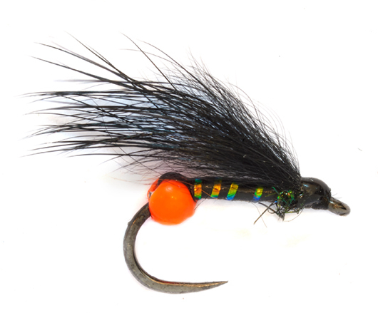 P-26901_Fiulling_Mill_Kick_Back_Nymph_Buzzer_Orange_Barbless_ Fulling Mill Crostons's Kick Back Cormorant Buzzer Orange Nymph Barbless