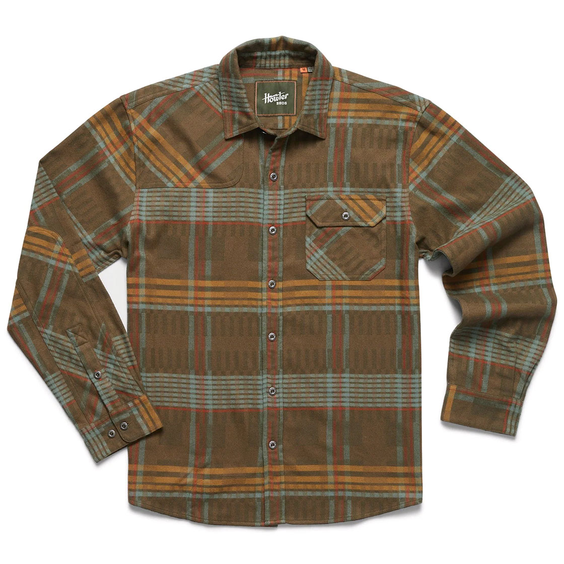 Howler Brothers Harker's Flannel Longsleeve Shirt conor plaid : forage