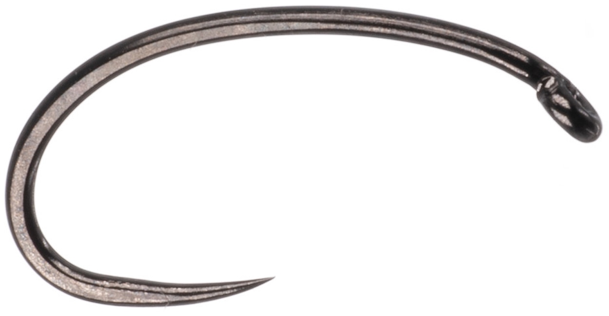 Umpqua X-Series Curved Nymph Shrimp and Scud Hook XC310 BL-BN 25pc Barbless