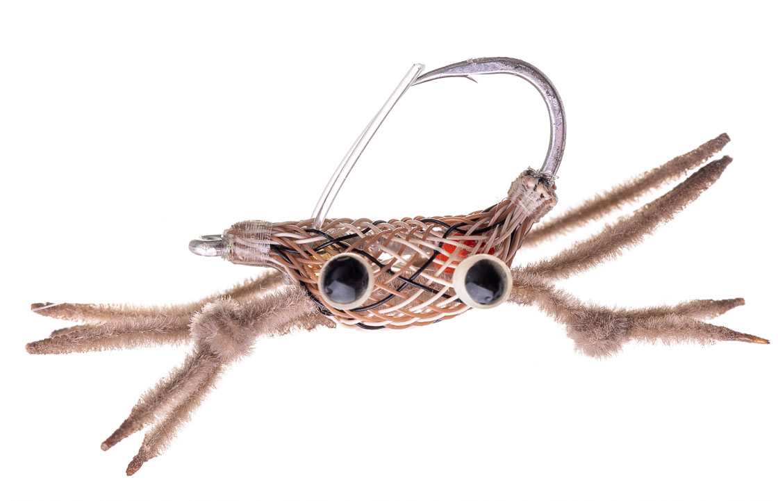 Fishient_H2O_Salzwasserfliege_Flexo_Crab_-mottled_brown-_1 Fishient H2O Saltwater Fly - Flexo Crab mottled brown