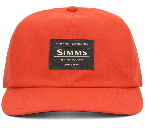 P-28360_Simms_Double_Haul_Kappe_ORange_ Simms Double Haul Cap Simms Orange