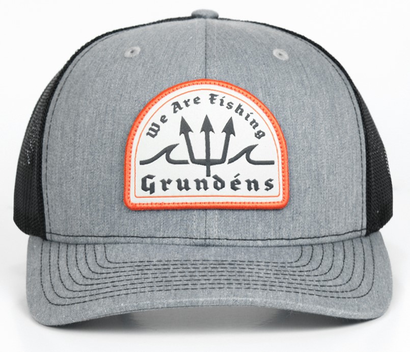 Grundéns Poseidon Trucker Cap heather grey/ black
