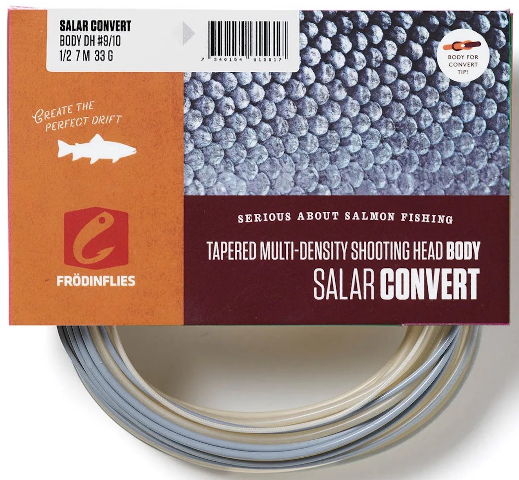 Frödin Salar Convert Short Spey Doublehand Shooting Head Intermediate-Sink2