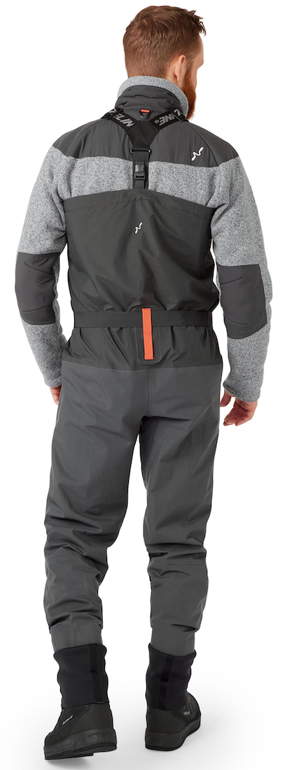 P-16603_Guideline_Sonic_HD_Zip_Waders_3 Model measures 184cm/78kg (6'1"/172lbs) and wears size Medium Long
