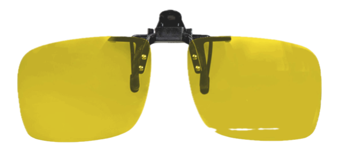 P-26608_Traper_Clip_On_Polarisationsbrille_Yellow_ Traper Clip On Polarization Clip Yellow for attaching to glasses