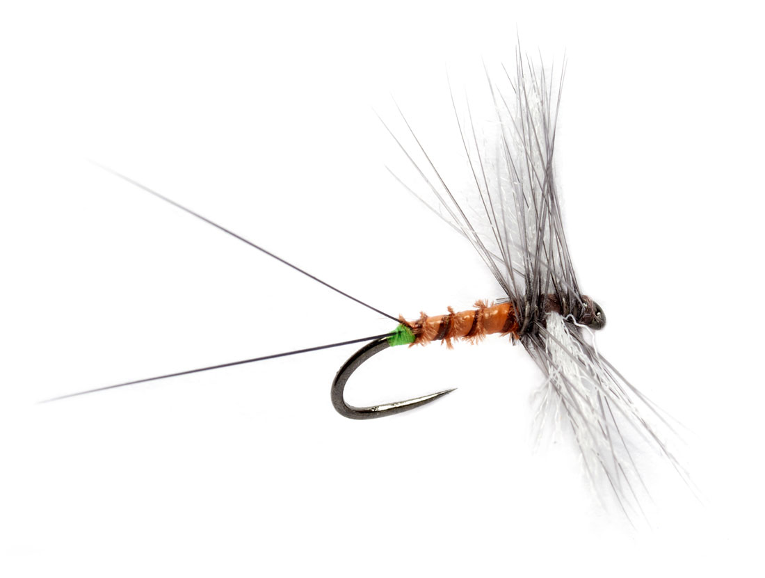 Fulling Mill Dry Fly - Croston Cripple Spinner Barbless