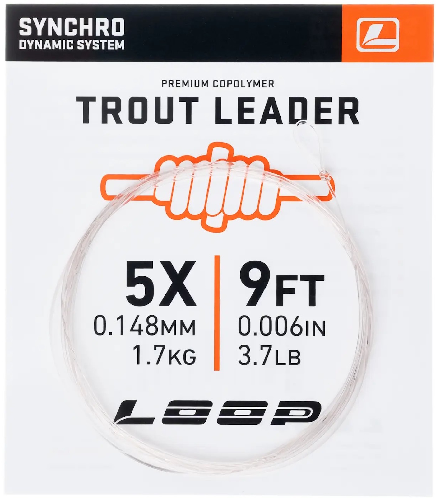 Loop Synchro 9 ft Trout Nylon Leader