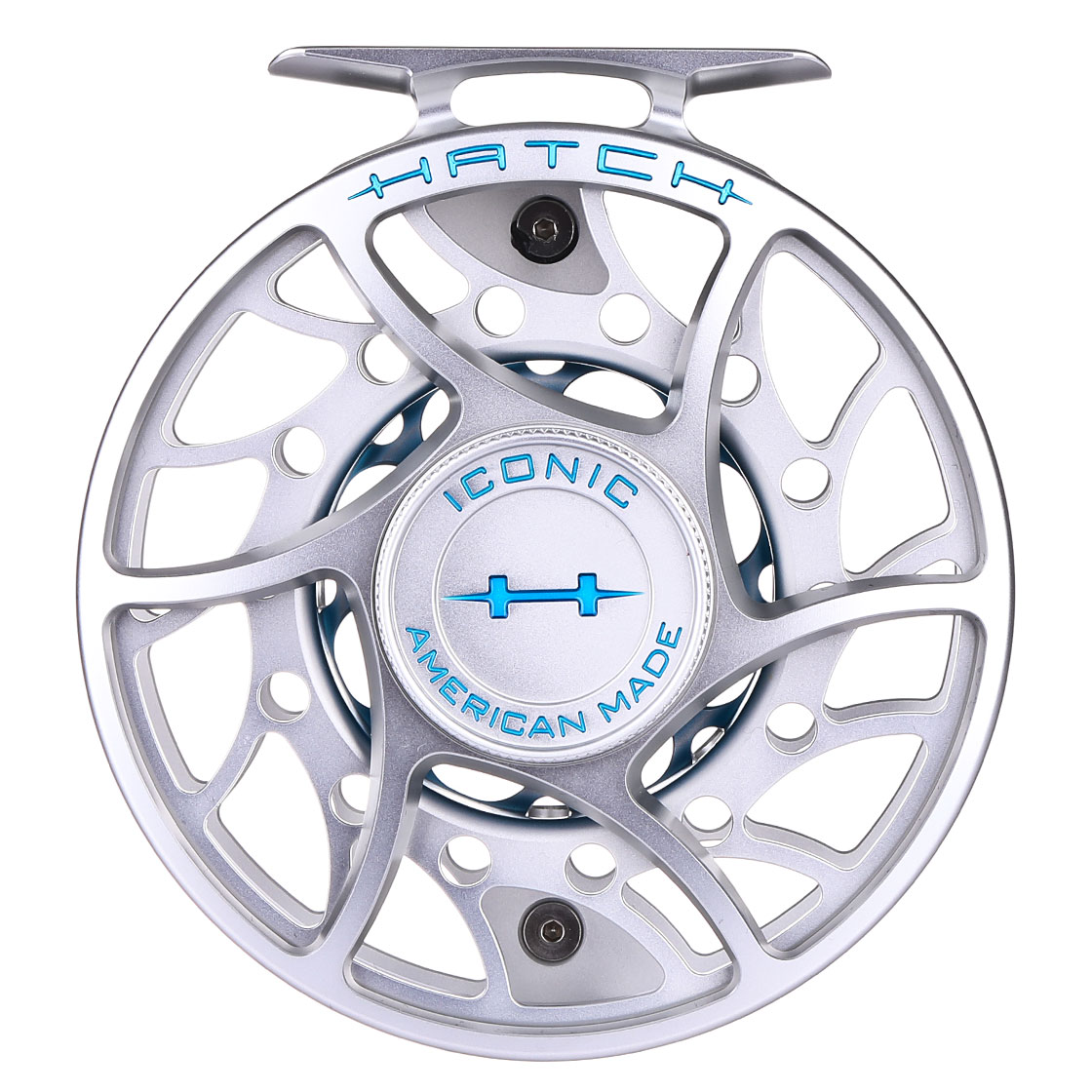 P-23103_Hatch-Iconic-Fly-Reel-Fliegenrolle-Mid-Arbor-clear_blue_foto-1 Hatch Iconic Fly Reel Mid Arbor clear/blue