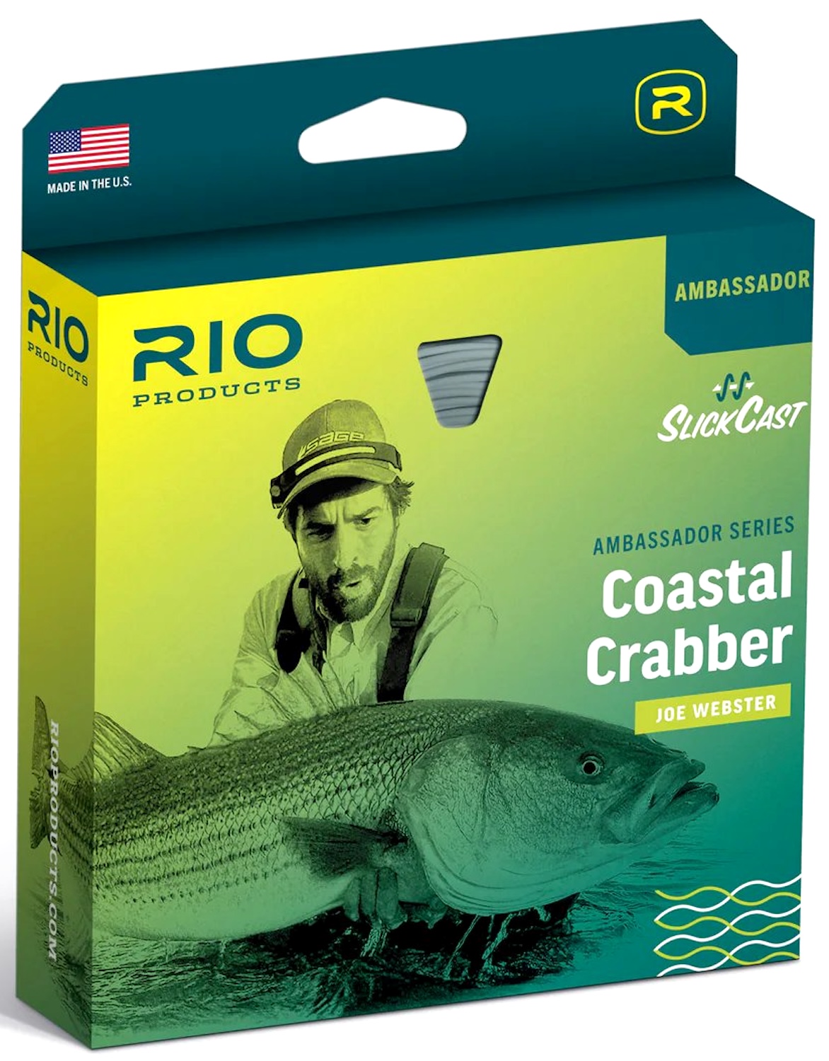 Rio Ambassador Series Joe Webster- Coastal Crabber Interm./Sink5/Sink7 Fly Line