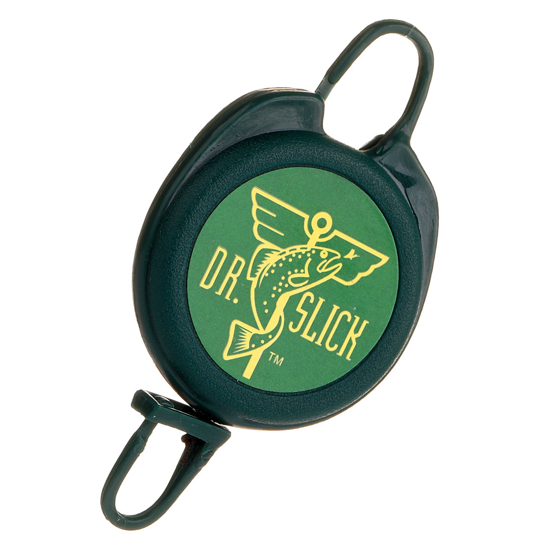 P-21884_nylon-cord-zinger_green Dr. Slick Clip-On-Reel Nylon Cord Zinger green