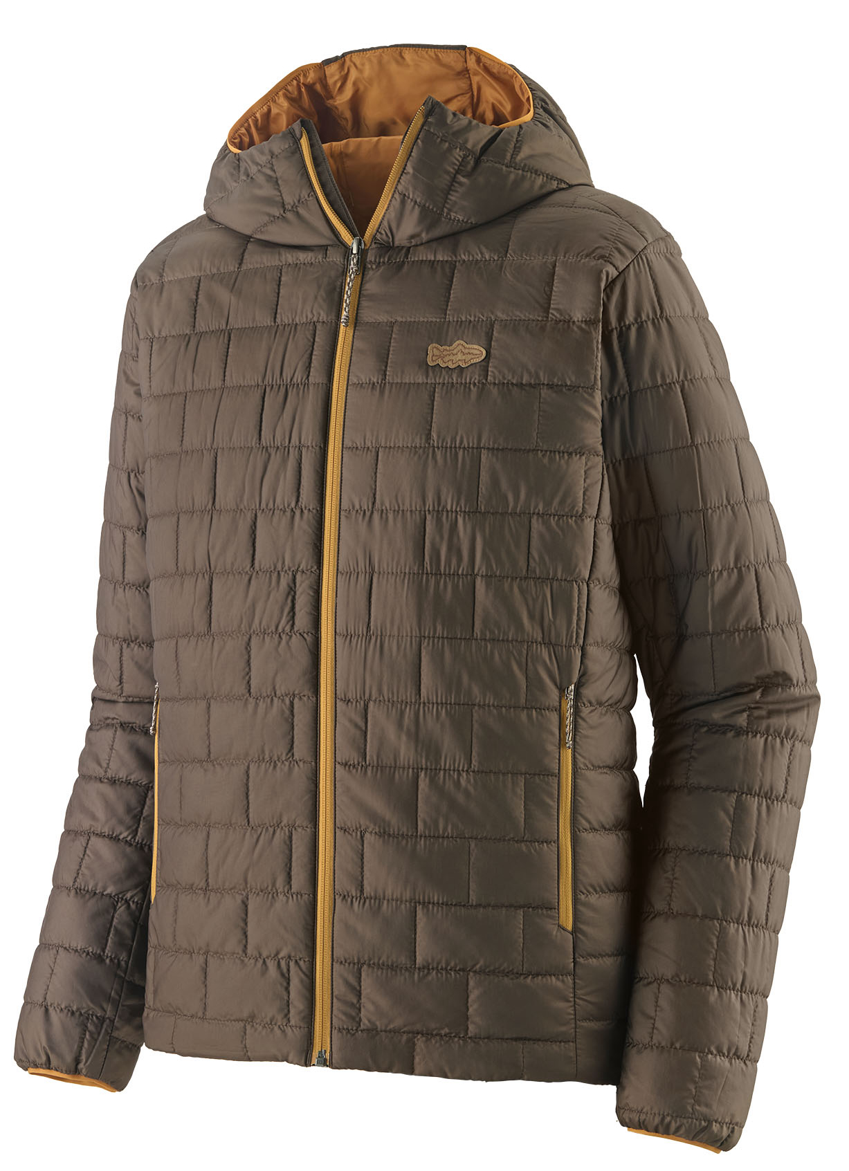Patagonia Nano Puff Fitz Roy Trout Hoody OTBR - Otter Brown