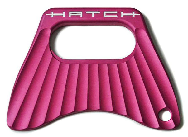 Hatch Fish Tail Bottle Opener Keychain pink
