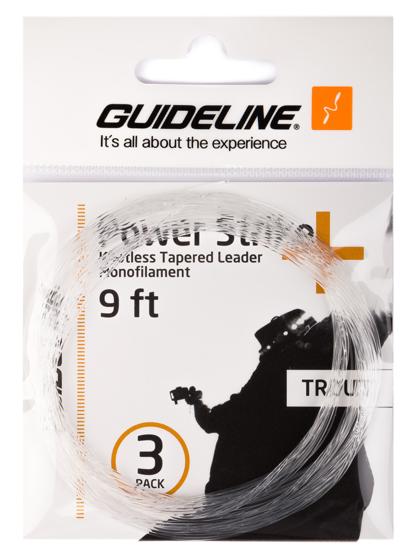 12904-guideline-power-strike-tapered-leader-1 Guideline Power Strike Trout - Tapered Leader 9 and 12 ft 3-Pack