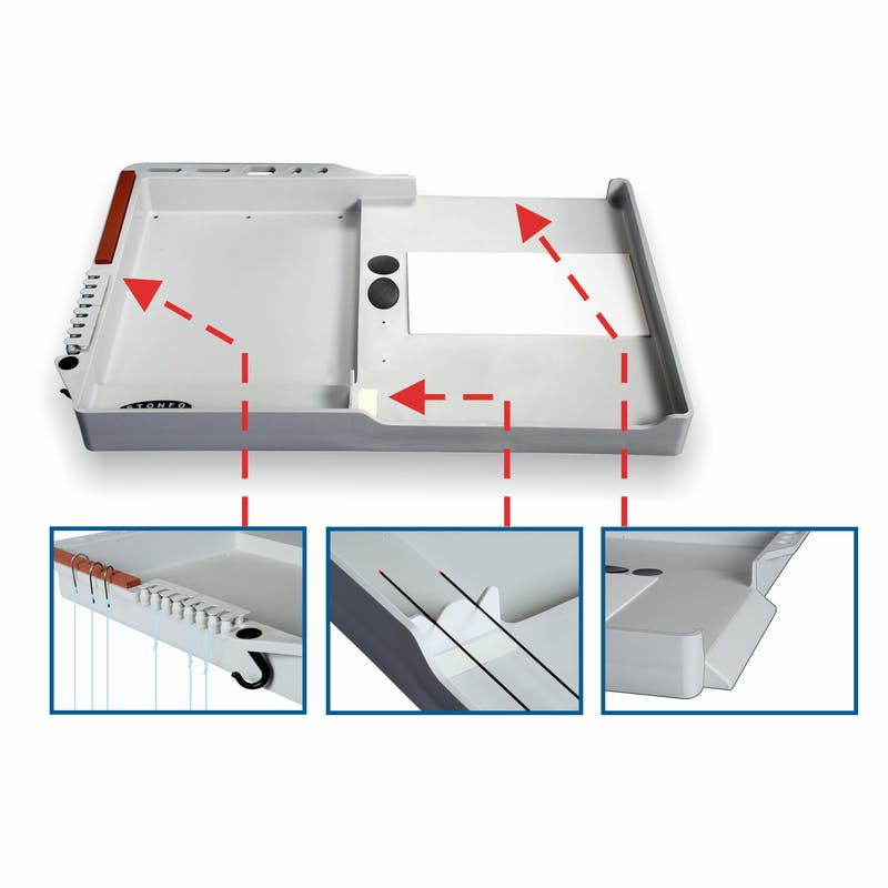 Stonfo 568 - Ablagetisch für die Reeling - Bait Tray Jolly