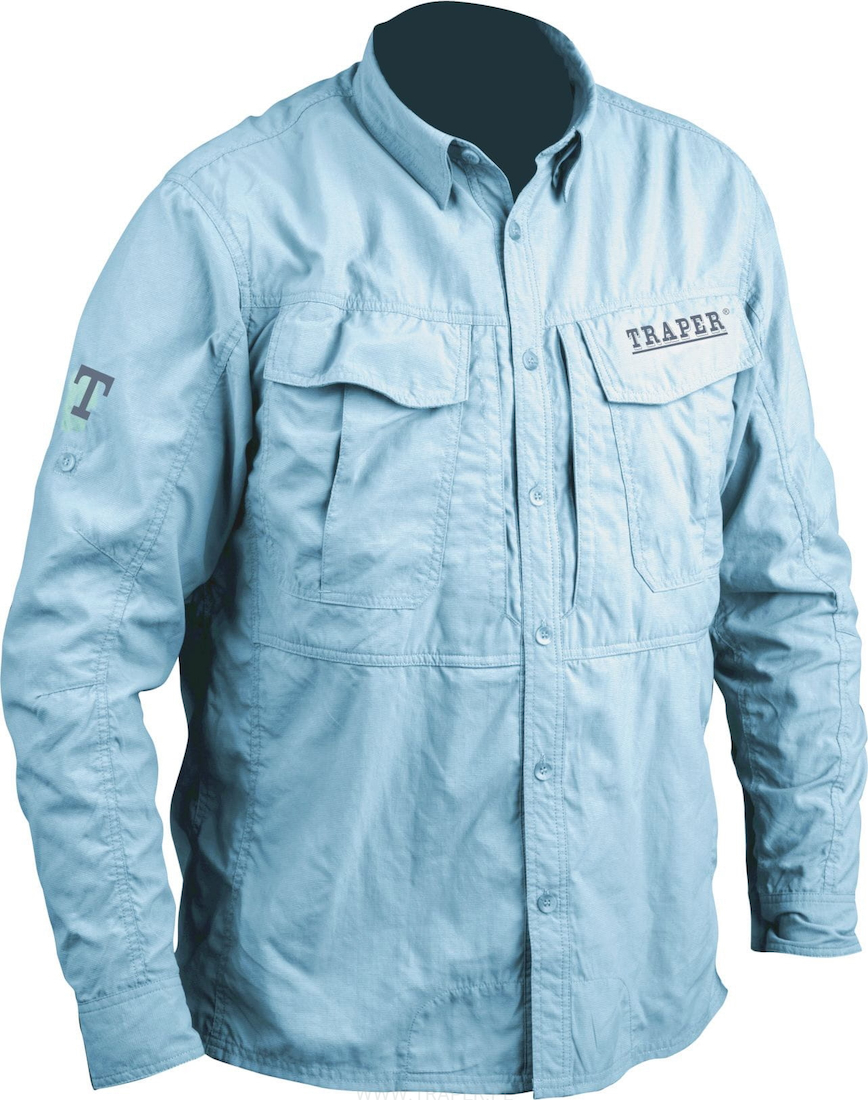 Traper Montana Guide Fishing Shirt light navy