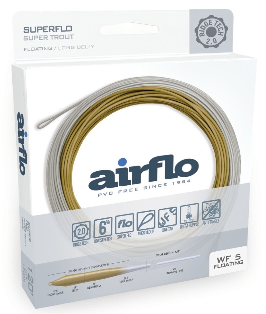 P-28949_Airflo_Ridge_2-0_Superflo_Super_Trout_Floating_Fliegenschnur_Camo_Olive_Driftwood_1 Airflo Ridge 2.0 Superflo Super Trout Floating Fly Line Camo Olive/Driftwood