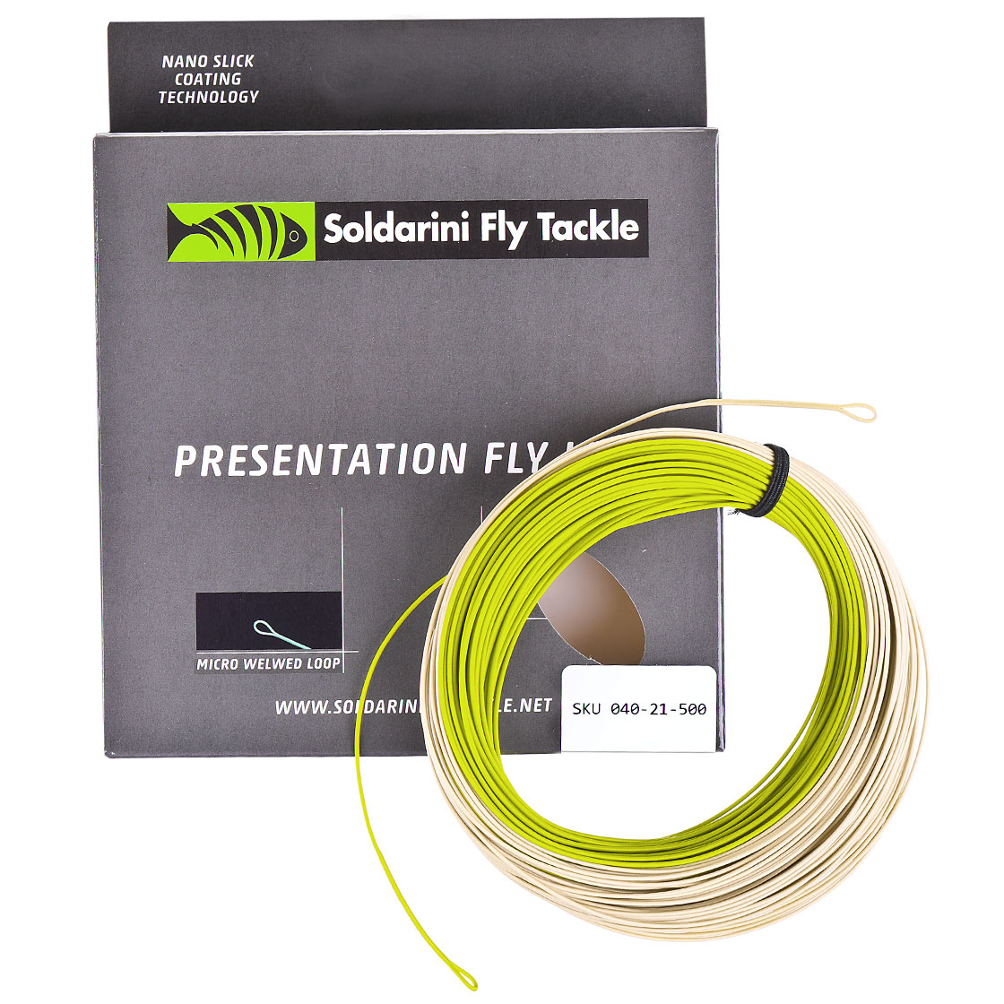 P-26186_Soldarini-Presentation-WF-Fliegenschnur-light-olive-light-tan Soldarini Presentation WF Fly Line light olive / light tan