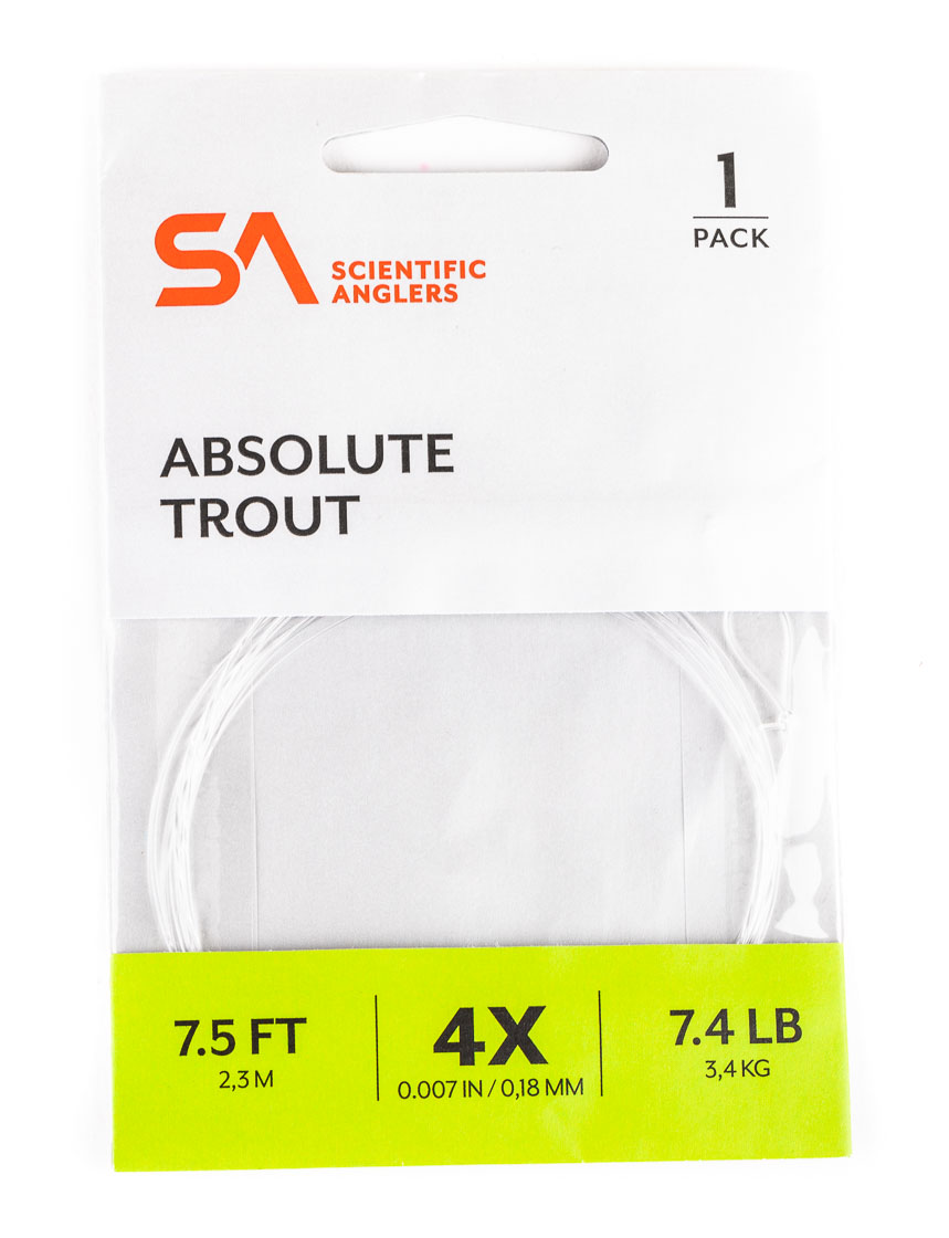 Scientific Anglers Absolute Trout Leader 7,5ft.