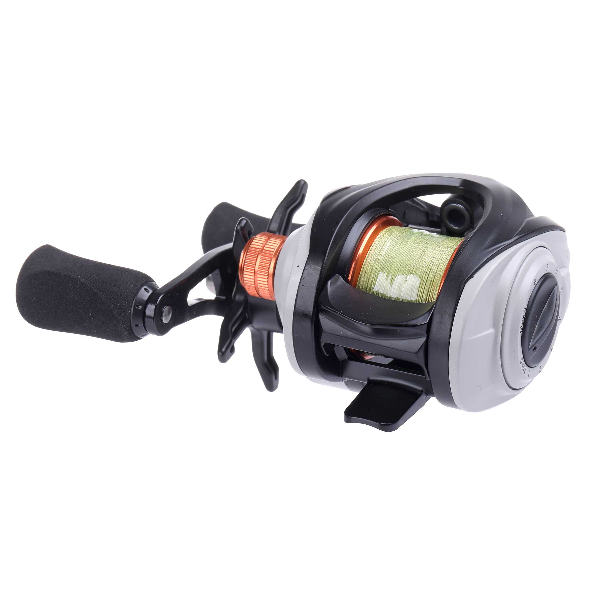 SAKURA SK-CR 201T 5+1 baitcast reel with 0.20 mm braided line