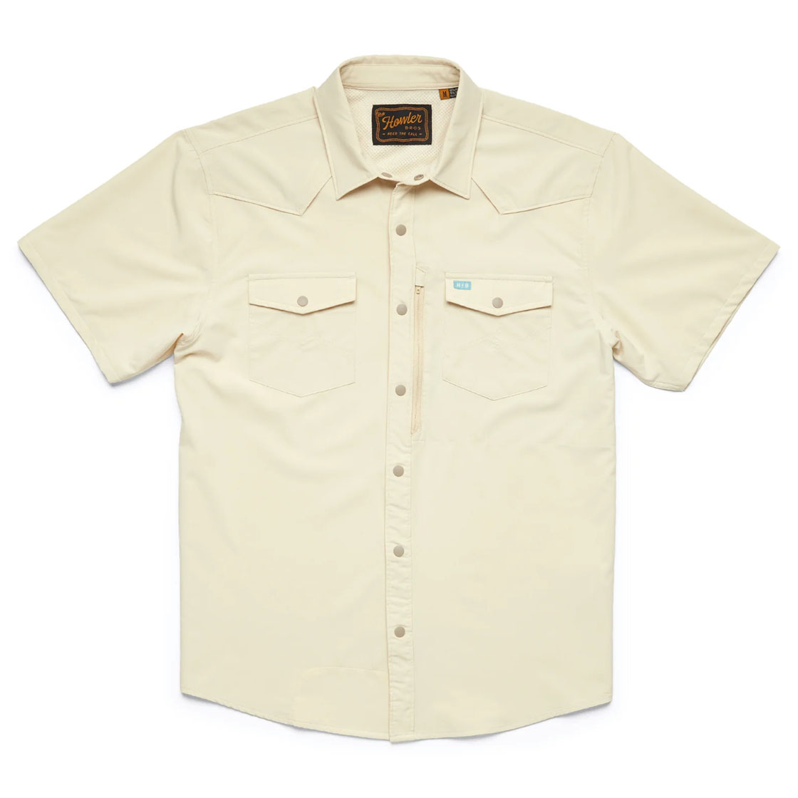 Howler_Emerger_Tech_Sunshade_Shirt_Shortsleeve_parchment_1 Howler Brothers Emerger Tech Sunshade Shirt Shortsleeve - parchment
