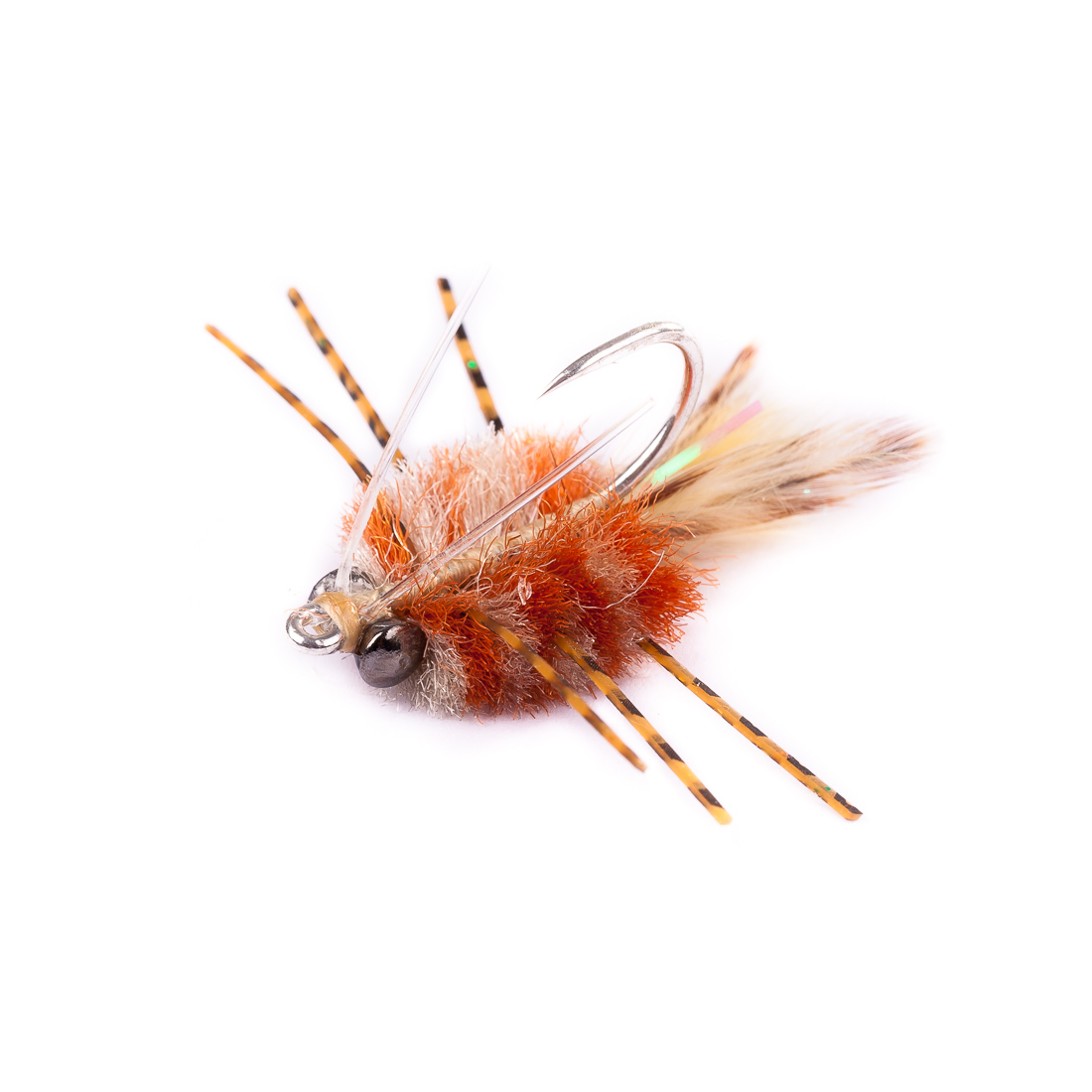 h2o_merkin_crab_csp06-2_rust_and_shrimp_1 H2O Saltwater Fly - Merkin Crab rust/shrimp
