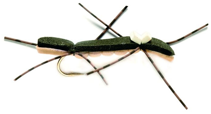 Fulling Mill Dry Fly - Chernobyl Ant black/tan