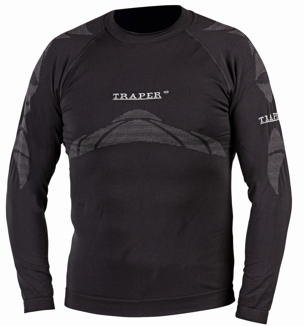 Traper Thermal Fleece Sweater Black