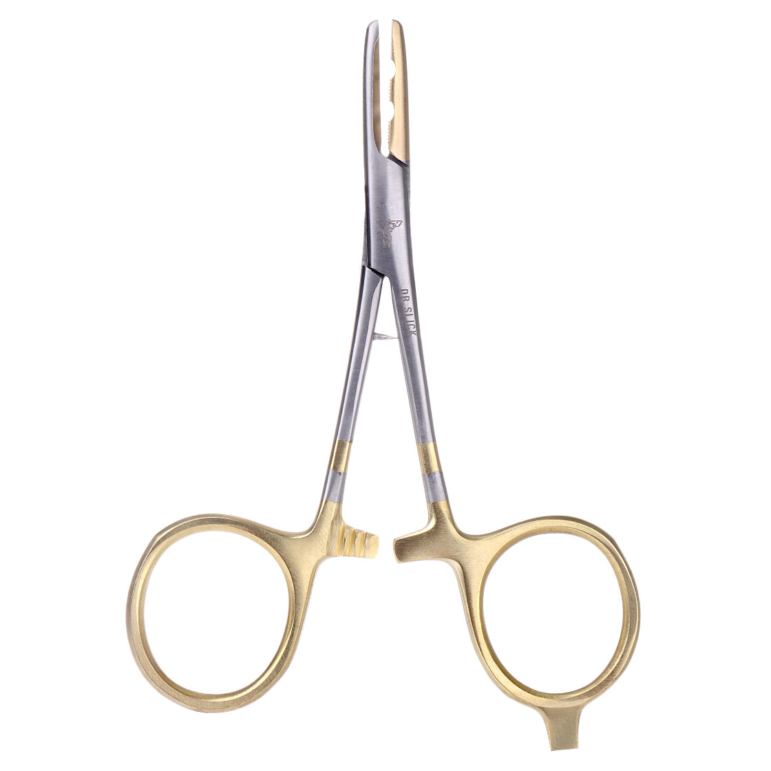 P-23373_dr-slick_split-shot_zange_gold Dr. Slick Split Shot Clamp 5" gold