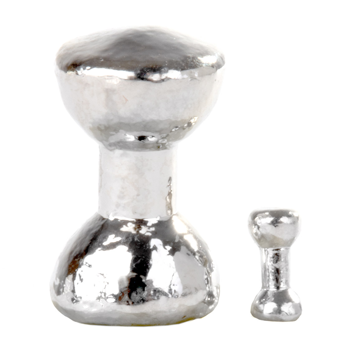 Nickel-plated-lead-dumbbell-eyes Hareline Nickel Plated Lead Dumbbell Eyes