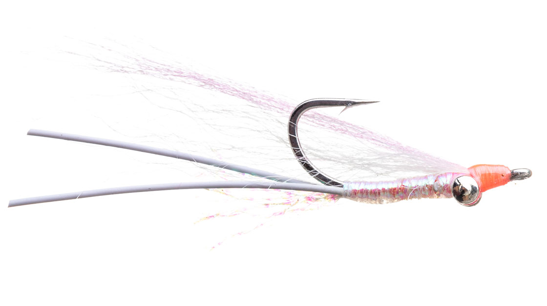 Fishient H2O Saltwater Fly - Silky Tungsten Eye pink